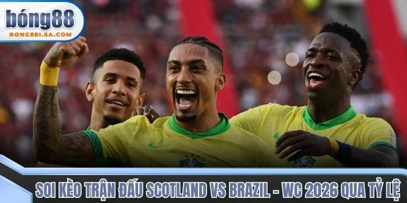 Soi kèo trận đấu Scotland vs Brazil - WC 2026 qua tỷ lệ